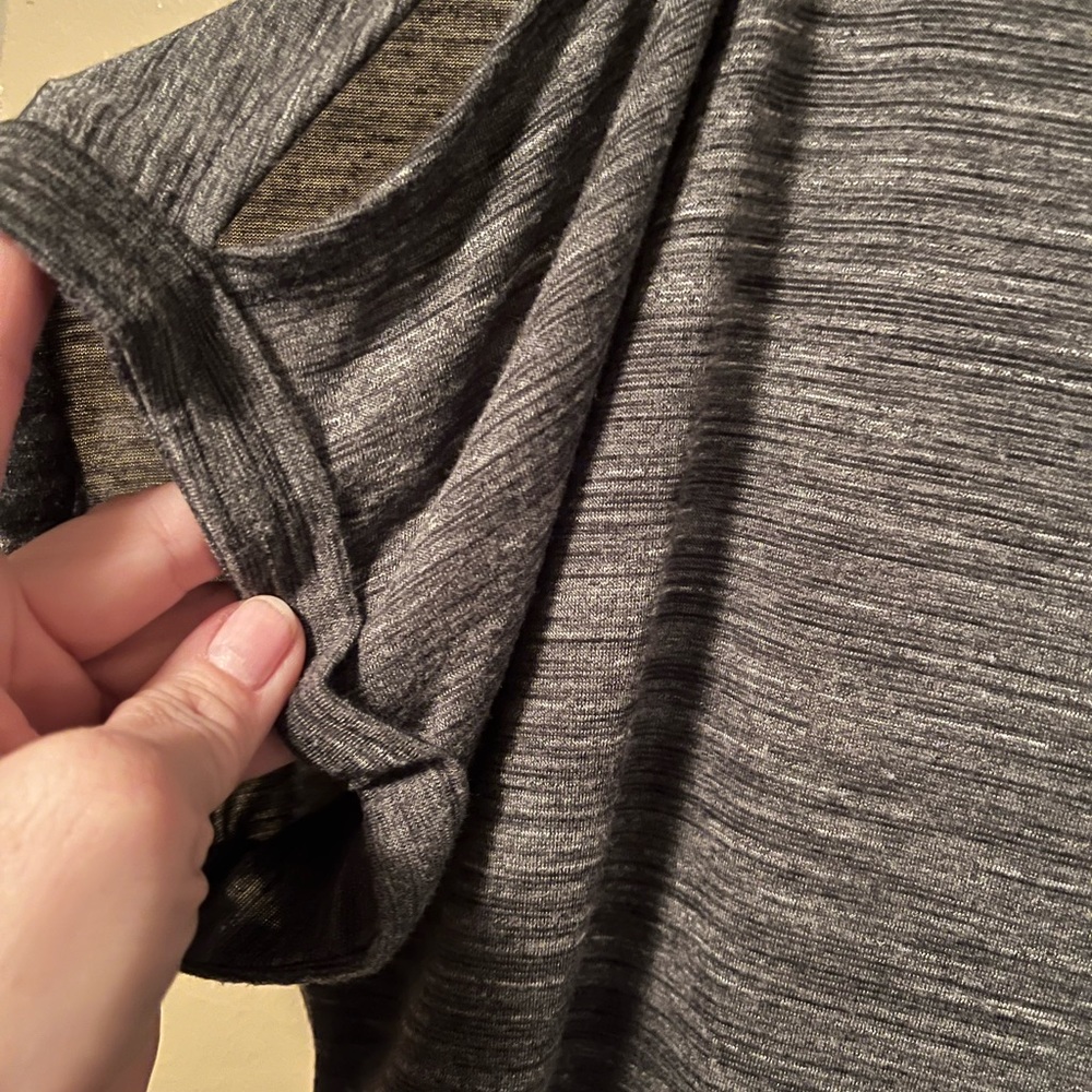 ☀️Lush T-shirt, marled gray size S/M - Picture 3 of 4